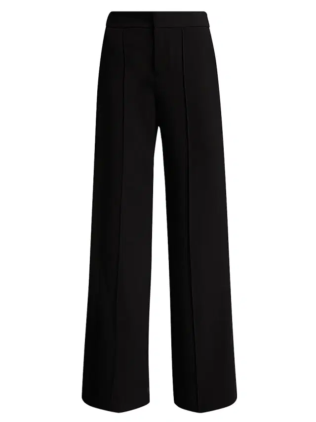 ALICE + OLIVIA Women's Dylan High-Waist Wide-Leg Pants - Black