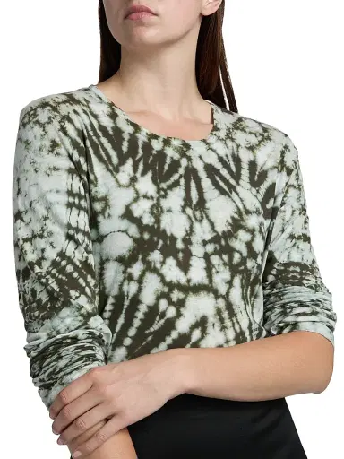 Proenza Schouler Women's Mia Tie-Dye Jersey Top - Caper Multi - Size XL | Thumbnail 6 Proenza Schouler Women's Mia Tie-Dye Jersey Top - Caper Multi - Size XL | Thumbnail 6