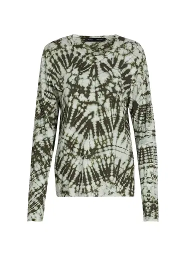 Proenza Schouler Women's Mia Tie-Dye Jersey Top - Caper Multi - Size XL | Thumbnail 1 Proenza Schouler Women's Mia Tie-Dye Jersey Top - Caper Multi - Size XL | Thumbnail 1