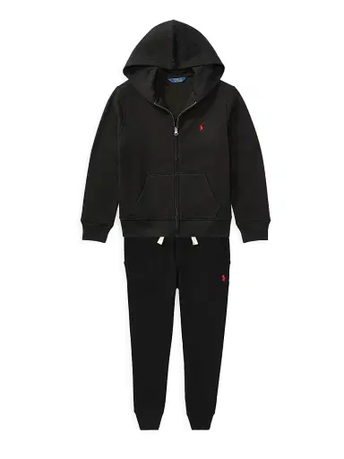Polo Ralph Lauren Boy's Cotton-Blend Fleece Hoodie - Black - Size 8 | Thumbnail 2 Polo Ralph Lauren Boy's Cotton-Blend Fleece Hoodie - Black - Size 8 | Thumbnail 2