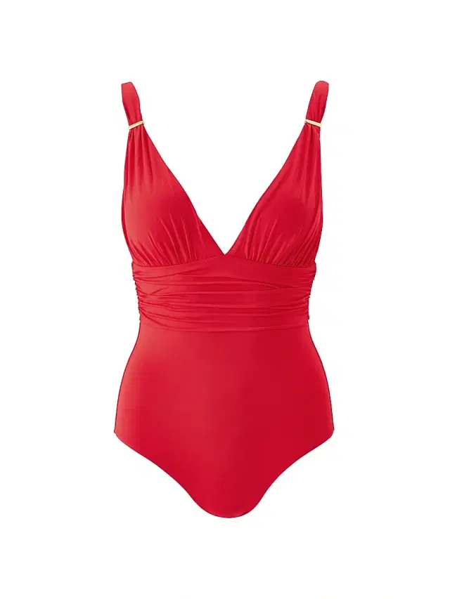 Melissa Odabash Women's Panarea Core One-Piece Swimsuit - Red