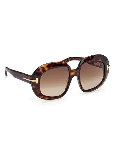 Tom Ford Women's ICON 53MM Round Sunglasses | Thumbnail 8 Tom Ford Women's ICON 53MM Round Sunglasses | Thumbnail 8