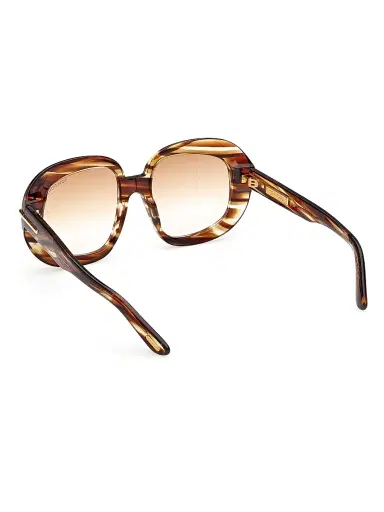 Tom Ford Women's ICON 53MM Round Sunglasses | Thumbnail 4 Tom Ford Women's ICON 53MM Round Sunglasses | Thumbnail 4
