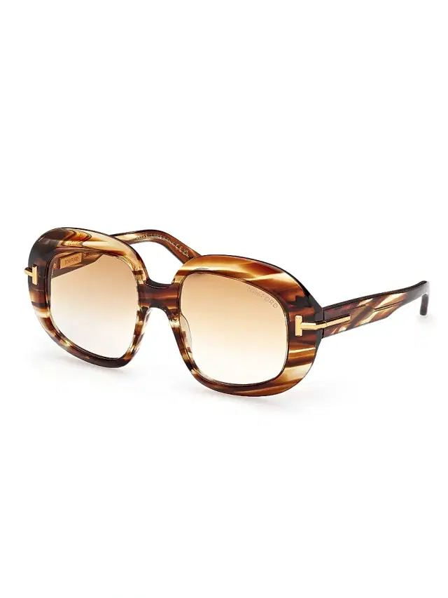 Tom Ford Women's ICON 53MM Round Sunglasses
