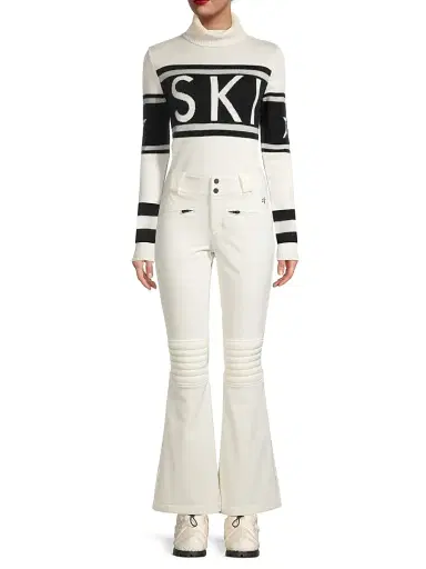 Perfect Moment Women's "Ski" Wool Turtleneck Sweater - Snow White | Thumbnail 2