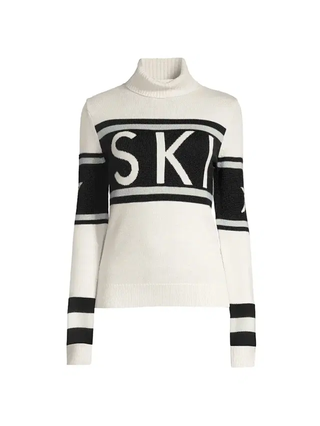 Perfect Moment Women's "Ski" Wool Turtleneck Sweater - Snow White