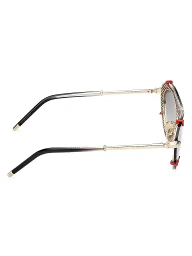 Christian Louboutin Women's Cat-Eye Sunglasses - Black Gold Black | Thumbnail 7 Christian Louboutin Women's Cat-Eye Sunglasses - Black Gold Black | Thumbnail 7