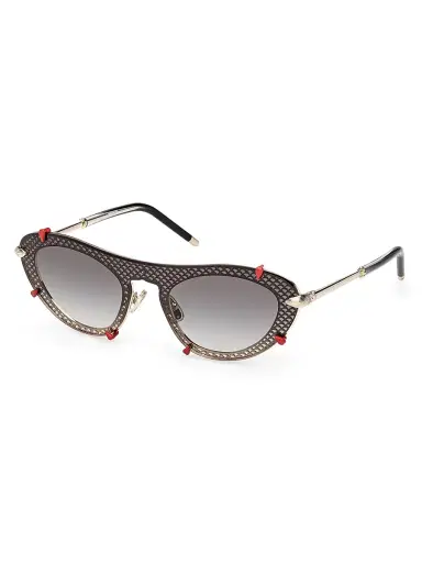 Christian Louboutin Women's Cat-Eye Sunglasses - Black Gold Black | Thumbnail 1 Christian Louboutin Women's Cat-Eye Sunglasses - Black Gold Black | Thumbnail 1