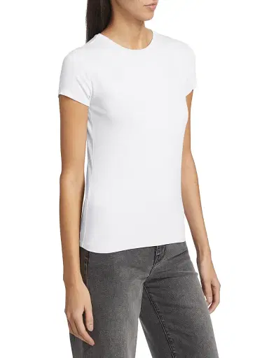 L'Agence Women's Ressi Crewneck Tee | Thumbnail 4 L'Agence Women's Ressi Crewneck Tee | Thumbnail 4