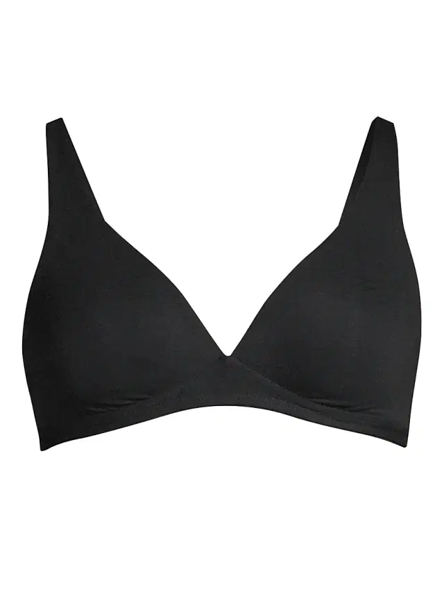 Hanro Women's Cotton Sensation Soft Cup Bra - Black