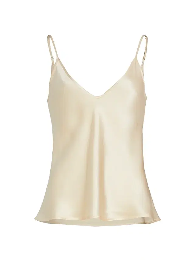 L'AGENCE Women's Lexi Silk Camisole - Pearl