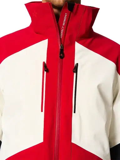 Perfect Moment Men's Chamonix III Ski Jacket - Red White | Thumbnail 6