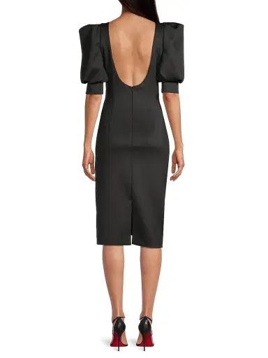 BLACK HALO Women's Zella Scoopback Cocktail Dress - Black - Size 2 | Thumbnail 5 BLACK HALO Women's Zella Scoopback Cocktail Dress - Black - Size 2 | Thumbnail 5