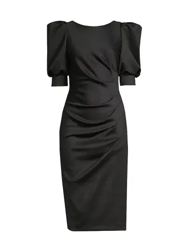 BLACK HALO Women's Zella Scoopback Cocktail Dress - Black - Size 2 | Thumbnail 1 BLACK HALO Women's Zella Scoopback Cocktail Dress - Black - Size 2 | Thumbnail 1
