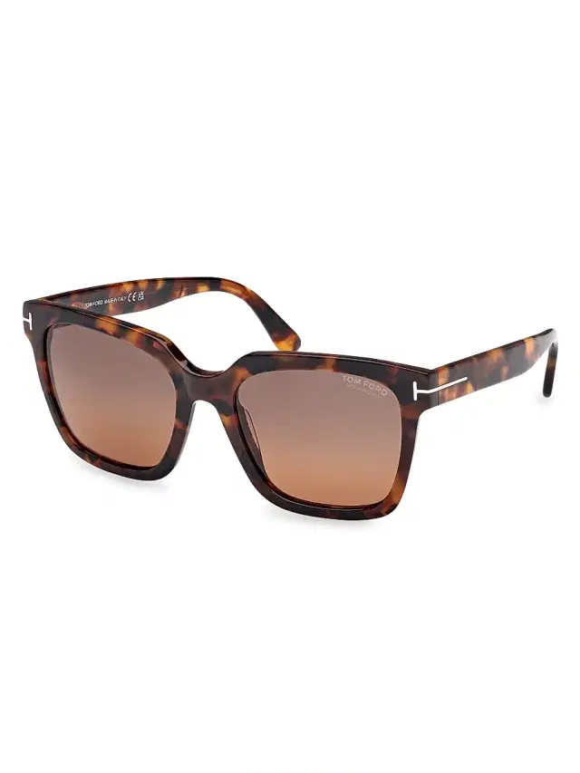 Tom Ford Women's Selby 55MM Square Sunglasses