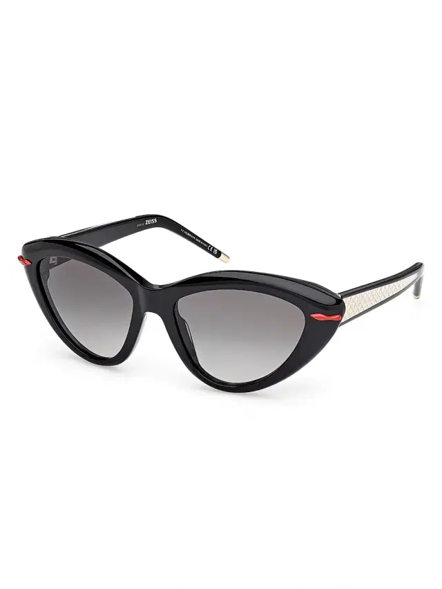 Christian Louboutin Women's 56MM Cat-Eye Sunglasses - Black Gold Black