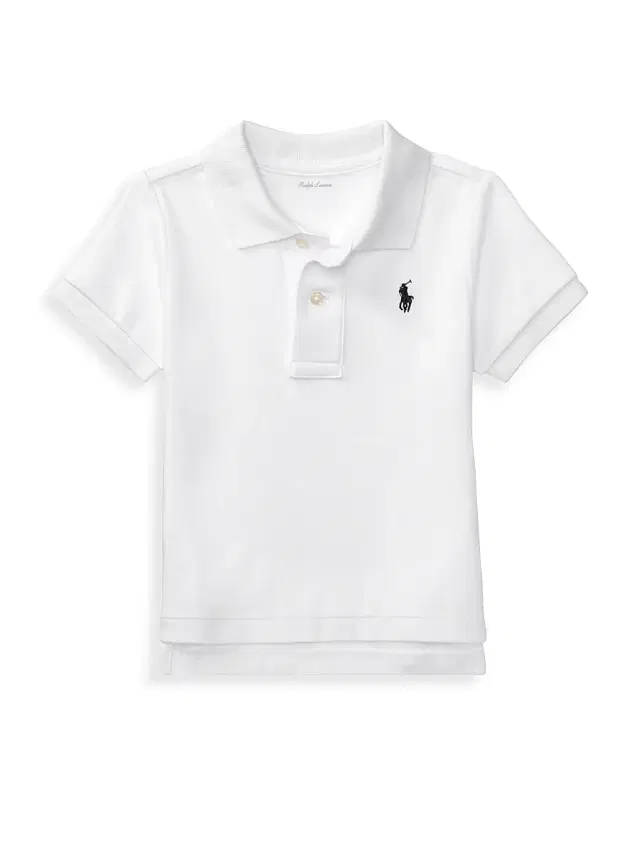 Polo Ralph Lauren Baby Boy's Cotton Interlock Polo - White 6 Months