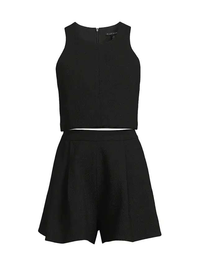 Black Halo Women's  x Laurel Berman Sanibel Two-Piece Romper - Black