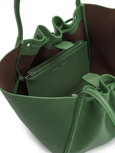 Proenza Schouler Women's Large Ruched Leather Tote Bag | Thumbnail 4 Proenza Schouler Women's Large Ruched Leather Tote Bag | Thumbnail 4