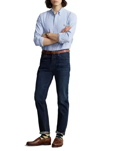 Polo Ralph Lauren Men's Classic-Fit Cotton Oxford Shirt - Blue - Size XXL | Thumbnail 2 Polo Ralph Lauren Men's Classic-Fit Cotton Oxford Shirt - Blue - Size XXL | Thumbnail 2