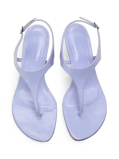 Proenza Schouler Women's Tee 60MM Leather T-Strap Sandals - Wisteria - Size 10.5 | Thumbnail 4 Proenza Schouler Women's Tee 60MM Leather T-Strap Sandals - Wisteria - Size 10.5 | Thumbnail 4