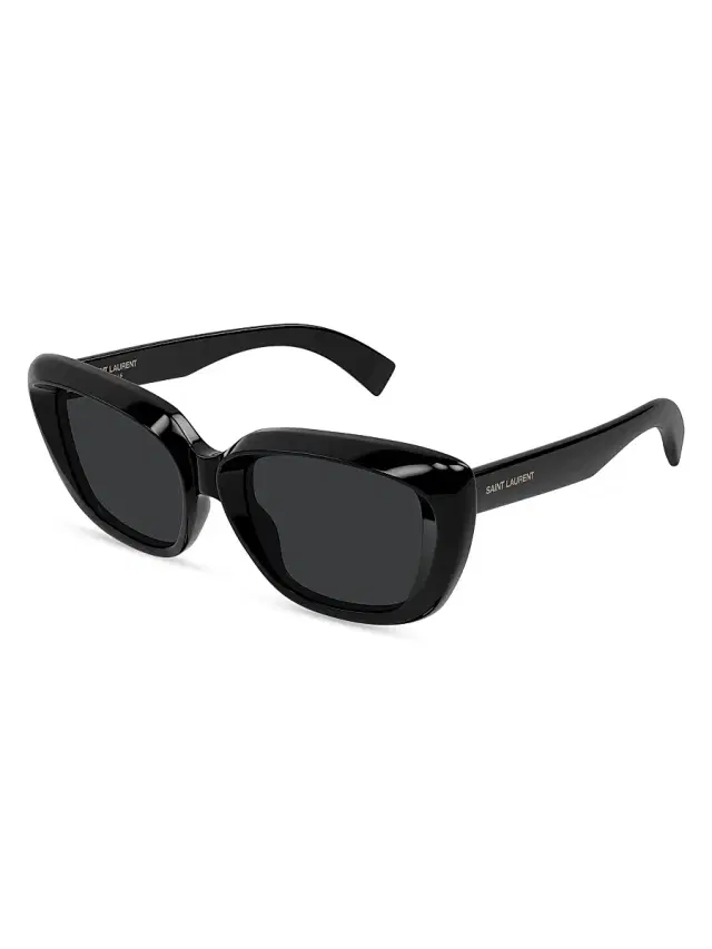 Saint Laurent Women's 53MM Cat-Eye Sunglasses - Black