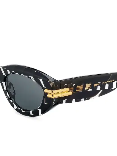 Bottega Veneta Women's Curvy Bold Ribbon 51MM Cat-Eye Sunglasses - Black | Thumbnail 3 Bottega Veneta Women's Curvy Bold Ribbon 51MM Cat-Eye Sunglasses - Black | Thumbnail 3
