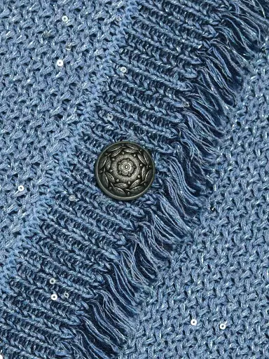 Kobi Halperin Women's Kailey Metallic-Knit Frayed Linen-Blend Cardigan | Thumbnail 7 Kobi Halperin Women's Kailey Metallic-Knit Frayed Linen-Blend Cardigan | Thumbnail 7