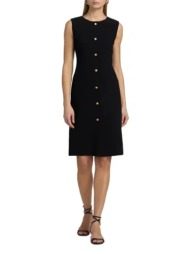 Kobi Halperin Women's Briel Crepe Sleeveless Midi-Dress - Black - Size 16 | Thumbnail 2 Kobi Halperin Women's Briel Crepe Sleeveless Midi-Dress - Black - Size 16 | Thumbnail 2