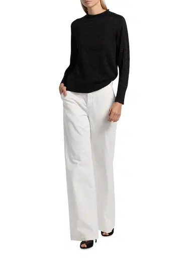 Kobi Halperin Women's Lisa Wool-Blend Sweater - Black - Size XL | Thumbnail 2