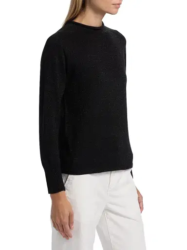 Kobi Halperin Women's Lisa Wool-Blend Sweater - Black - Size XL | Thumbnail 4