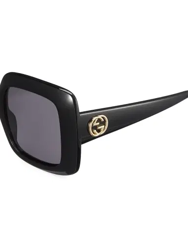 Gucci Women's 52MM Rectangular Squared Sunglasses | Thumbnail 4 Gucci Women's 52MM Rectangular Squared Sunglasses | Thumbnail 4