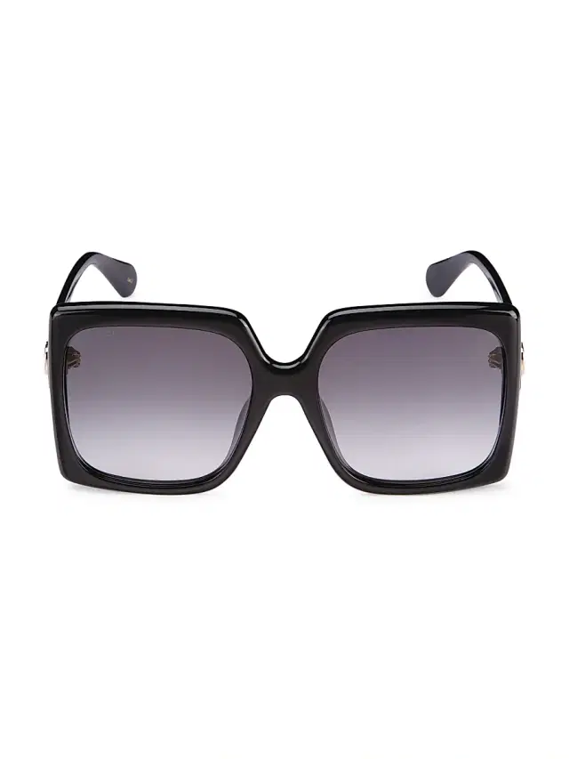 Gucci Women's  Logo 59MM Oversized Square Sunglasses - Black
