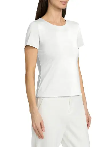 Kobi Halperin Women's Rhianna Matte Jersey T-Shirt - White - Size XXL | Thumbnail 4