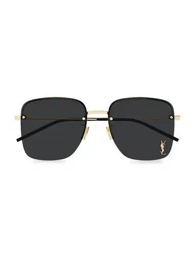 Saint Laurent Women's Color Animation 58MM Rimless Square Sunglasses | Thumbnail 3 Saint Laurent Women's Color Animation 58MM Rimless Square Sunglasses | Thumbnail 3