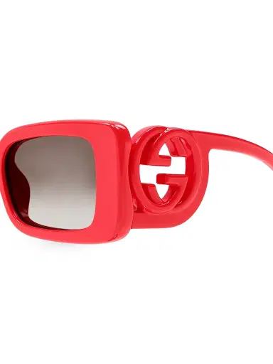 Gucci Women's Chaise Longue 54MM Rectangular Sunglasses - Red | Thumbnail 5 Gucci Women's Chaise Longue 54MM Rectangular Sunglasses - Red | Thumbnail 5