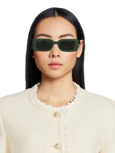 Gucci Women's Chaise Longue 54MM Rectangular Sunglasses - Grey | Thumbnail 2 Gucci Women's Chaise Longue 54MM Rectangular Sunglasses - Grey | Thumbnail 2