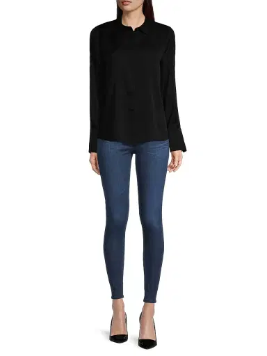 Kobi Halperin Women's Larissa Collared Silk-Blend Blouse | Thumbnail 2 Kobi Halperin Women's Larissa Collared Silk-Blend Blouse | Thumbnail 2
