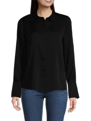 Kobi Halperin Women's Larissa Collared Silk-Blend Blouse | Thumbnail 3 Kobi Halperin Women's Larissa Collared Silk-Blend Blouse | Thumbnail 3