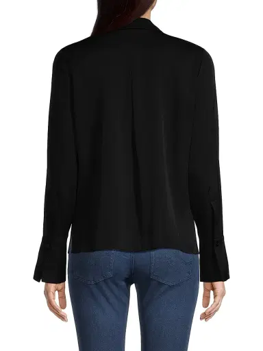 Kobi Halperin Women's Larissa Collared Silk-Blend Blouse | Thumbnail 5 Kobi Halperin Women's Larissa Collared Silk-Blend Blouse | Thumbnail 5