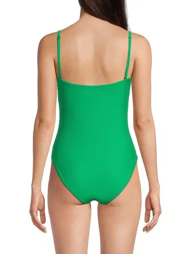 Kobi Halperin Women's Becca Strapless One-Piece Swimsuit - Emerald | Thumbnail 5