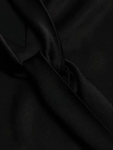 Ungaro Women's Corey Tie-Detail Satin Blouse - Black - Size XL | Thumbnail 7 Ungaro Women's Corey Tie-Detail Satin Blouse - Black - Size XL | Thumbnail 7