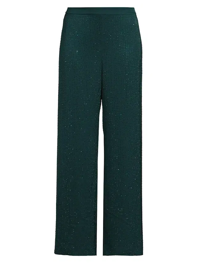Ungaro Women's Poppi Hotfix Pants - Pine