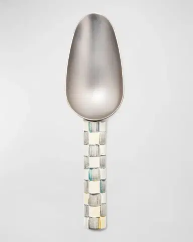 MacKenzie-Childs Sterling Check Enamel Scoop | Thumbnail 2
