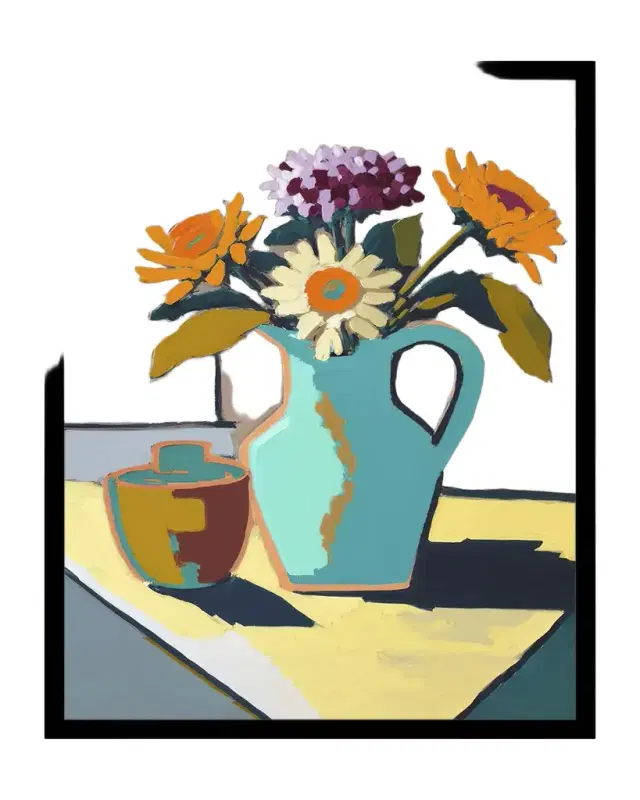Prestige Arts "Retro Blooms 2" Giclee