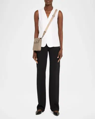 Akris Anouk Mini Flap Leather Messenger Bag | Thumbnail 5 Akris Anouk Mini Flap Leather Messenger Bag | Thumbnail 5