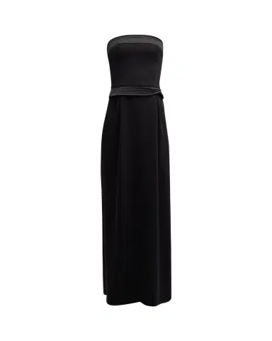 Emporio Armani Strapless Pleated Column Gown | Thumbnail 1 Emporio Armani Strapless Pleated Column Gown | Thumbnail 1