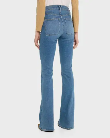 Veronica Beard Beverly Skinny Flare Patch Pocket Jeans | Thumbnail 4