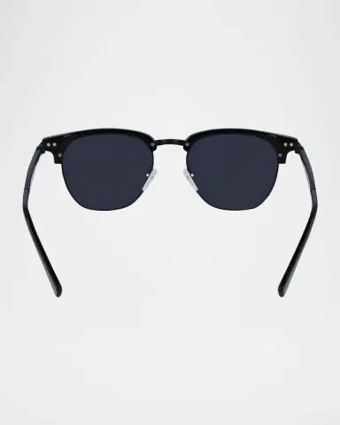 Ferragamo Men's Timeless Acetate-Metal Square Sunglasses | Thumbnail 5