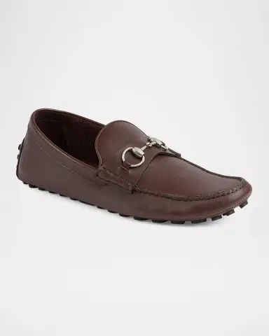 Gucci Men's Byorn Horsebit Leather Drivers | Thumbnail 2